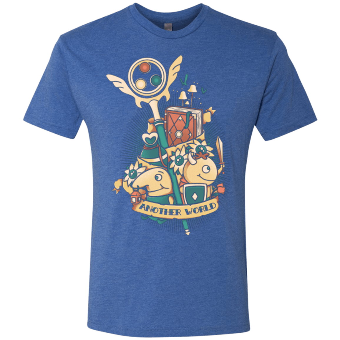 T-Shirts Vintage Royal / Small Another world Men's Triblend T-Shirt