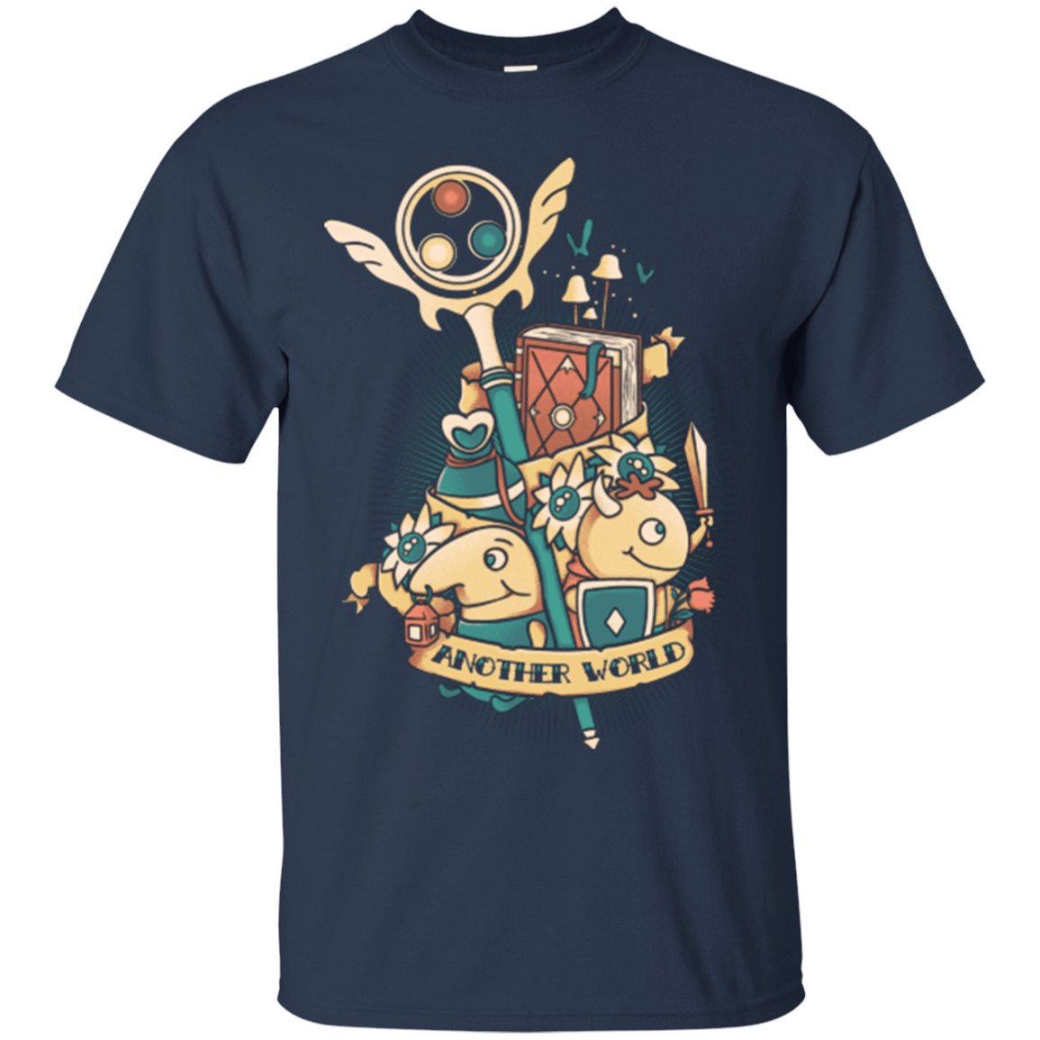 T-Shirts Navy / Small Another world T-Shirt