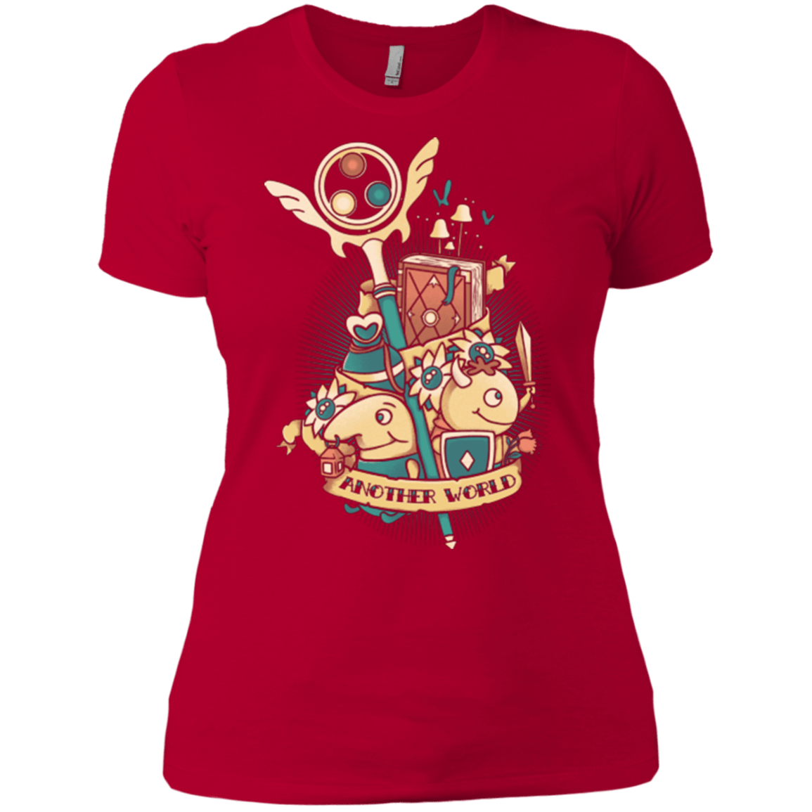 T-Shirts Red / X-Small Another world Women's Premium T-Shirt