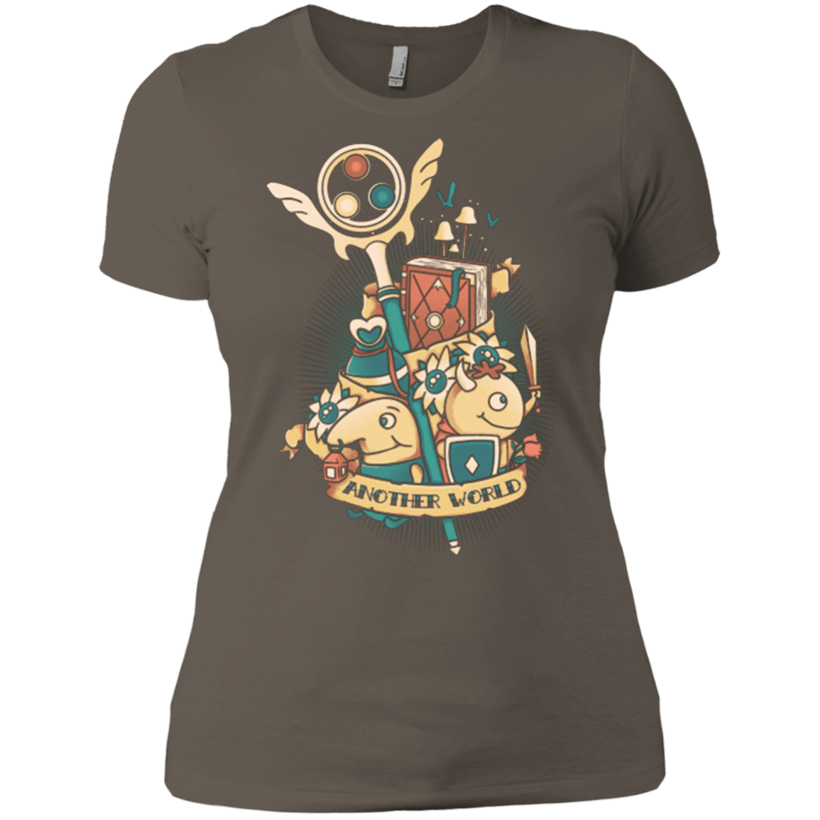 T-Shirts Warm Grey / X-Small Another world Women's Premium T-Shirt