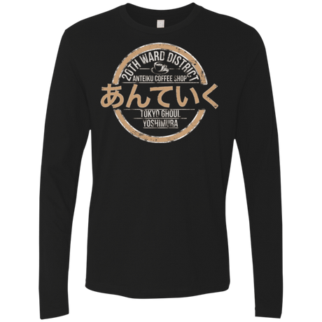 T-Shirts Black / Small Anteiku coffee shop Men's Premium Long Sleeve