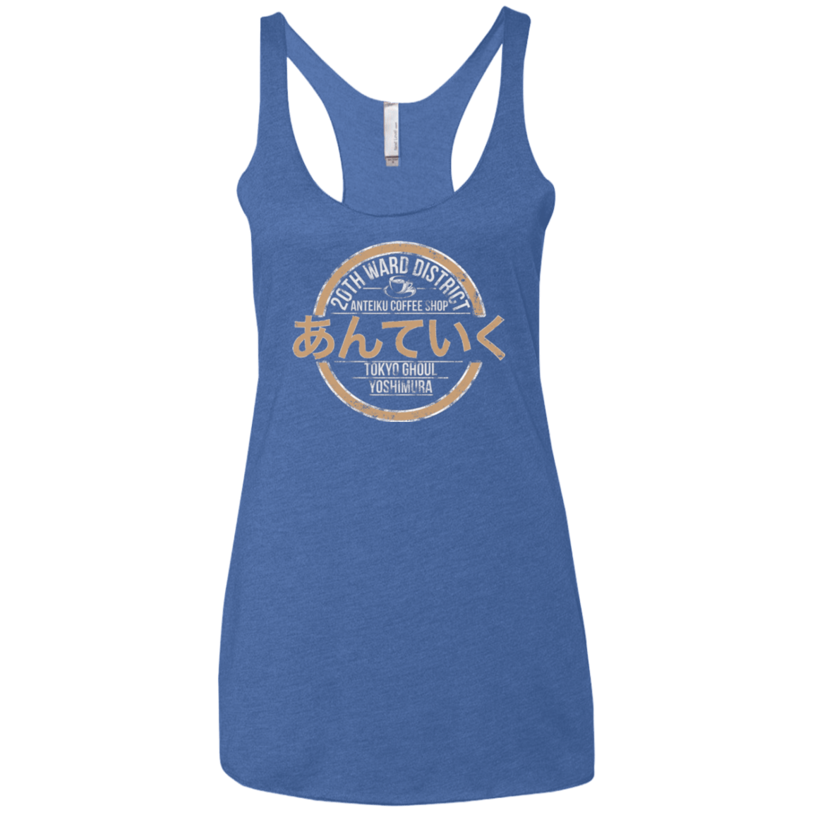 T-Shirts Vintage Royal / X-Small Anteiku coffee shop Women's Triblend Racerback Tank