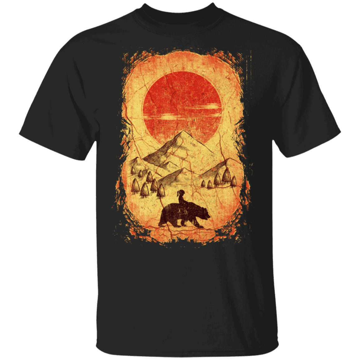 T-Shirts Black / S Antique Bear T-Shirt