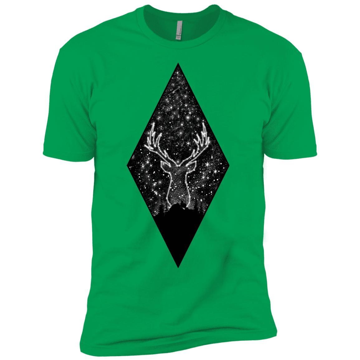 T-Shirts Kelly Green / YXS Antler Stars Boys Premium T-Shirt