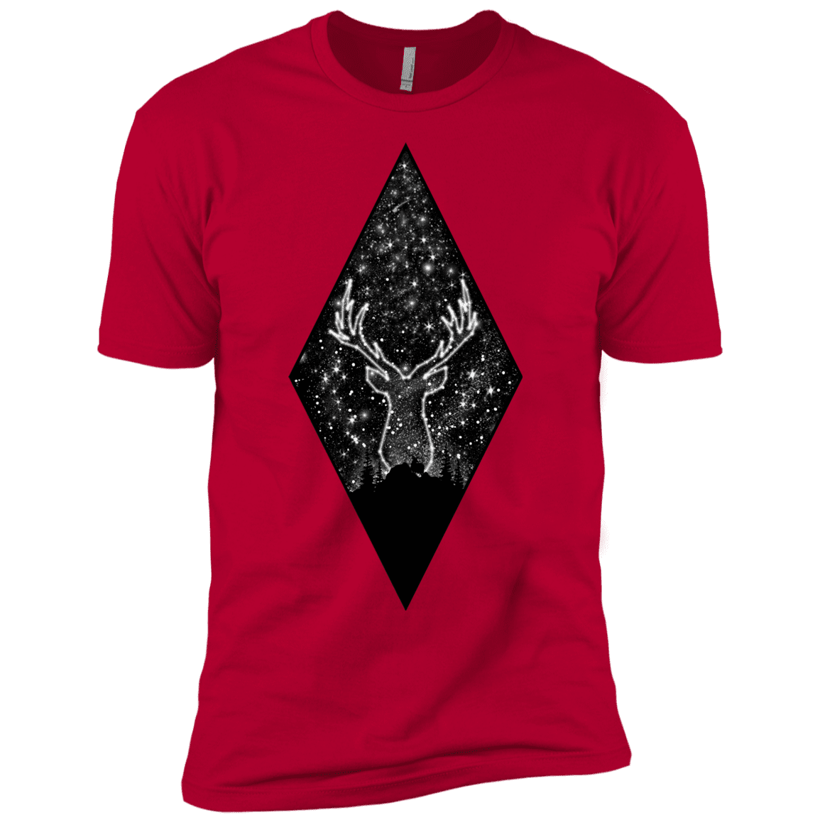 T-Shirts Red / YXS Antler Stars Boys Premium T-Shirt