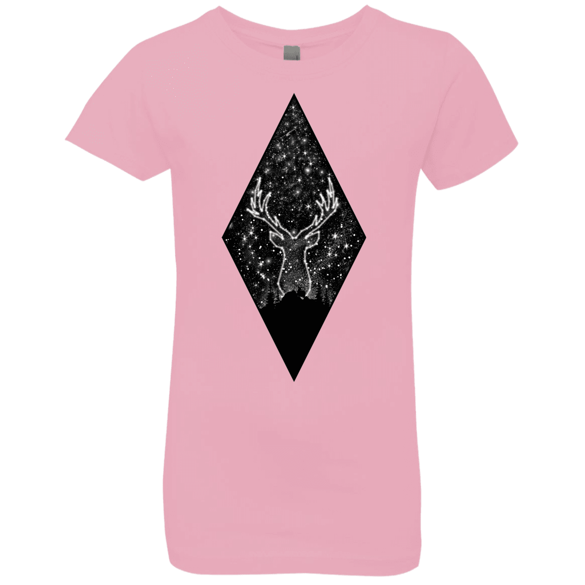 T-Shirts Light Pink / YXS Antler Stars Girls Premium T-Shirt