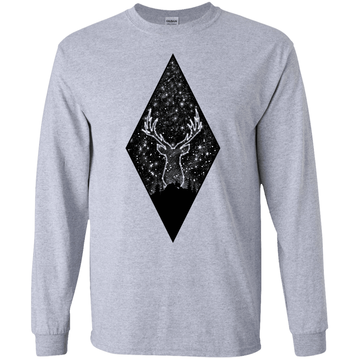 T-Shirts Sport Grey / S Antler Stars Men's Long Sleeve T-Shirt