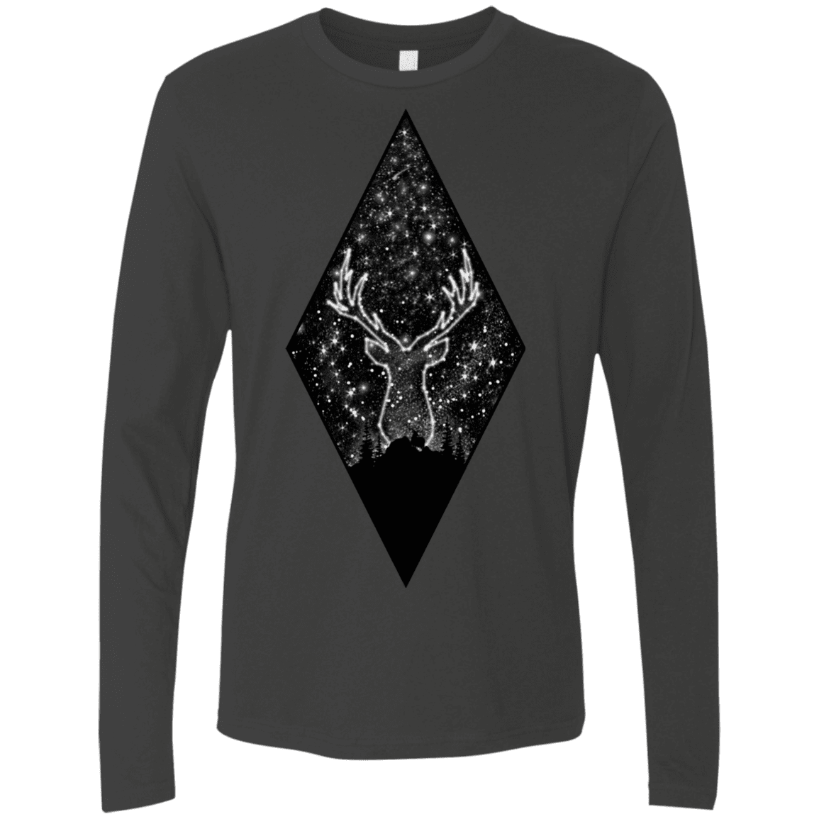 T-Shirts Heavy Metal / S Antler Stars Men's Premium Long Sleeve