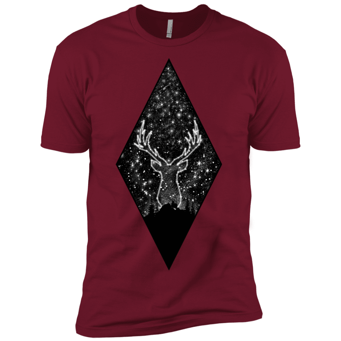 T-Shirts Cardinal / X-Small Antler Stars Men's Premium T-Shirt