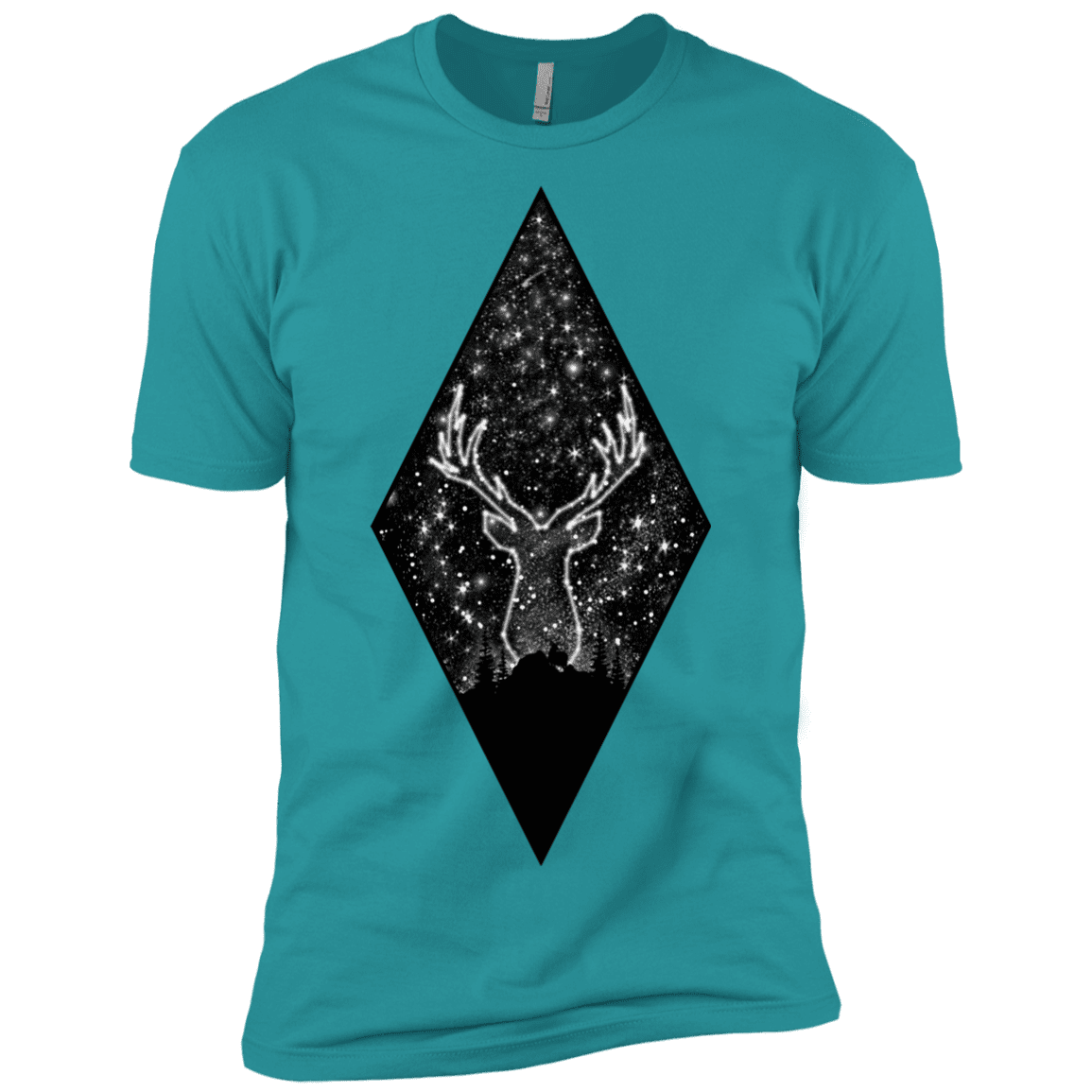 T-Shirts Tahiti Blue / X-Small Antler Stars Men's Premium T-Shirt