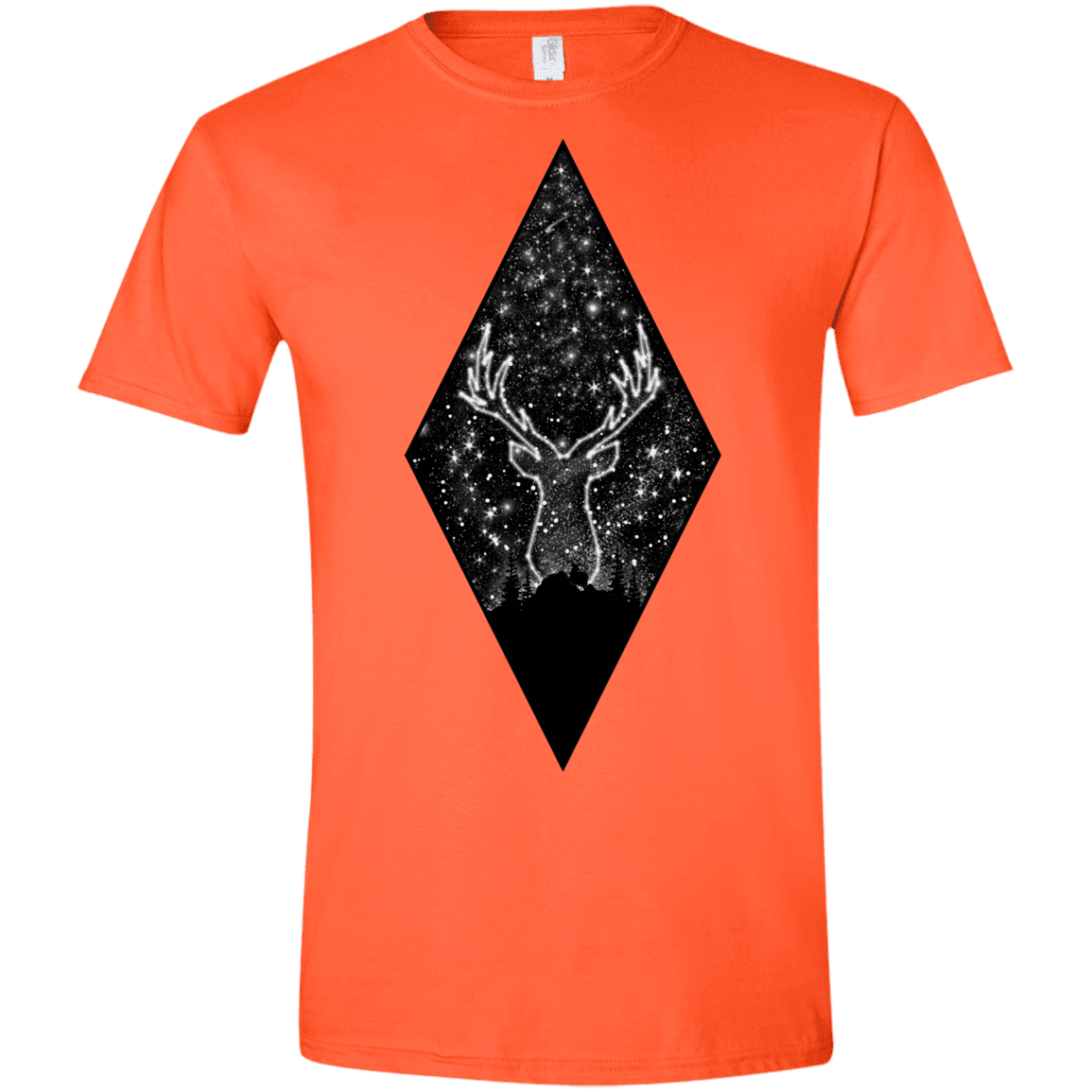 T-Shirts Orange / S Antler Stars Men's Semi-Fitted Softstyle