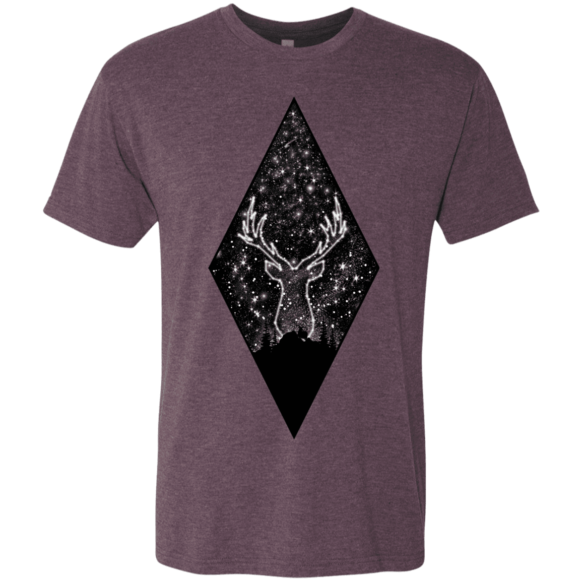 T-Shirts Vintage Purple / S Antler Stars Men's Triblend T-Shirt
