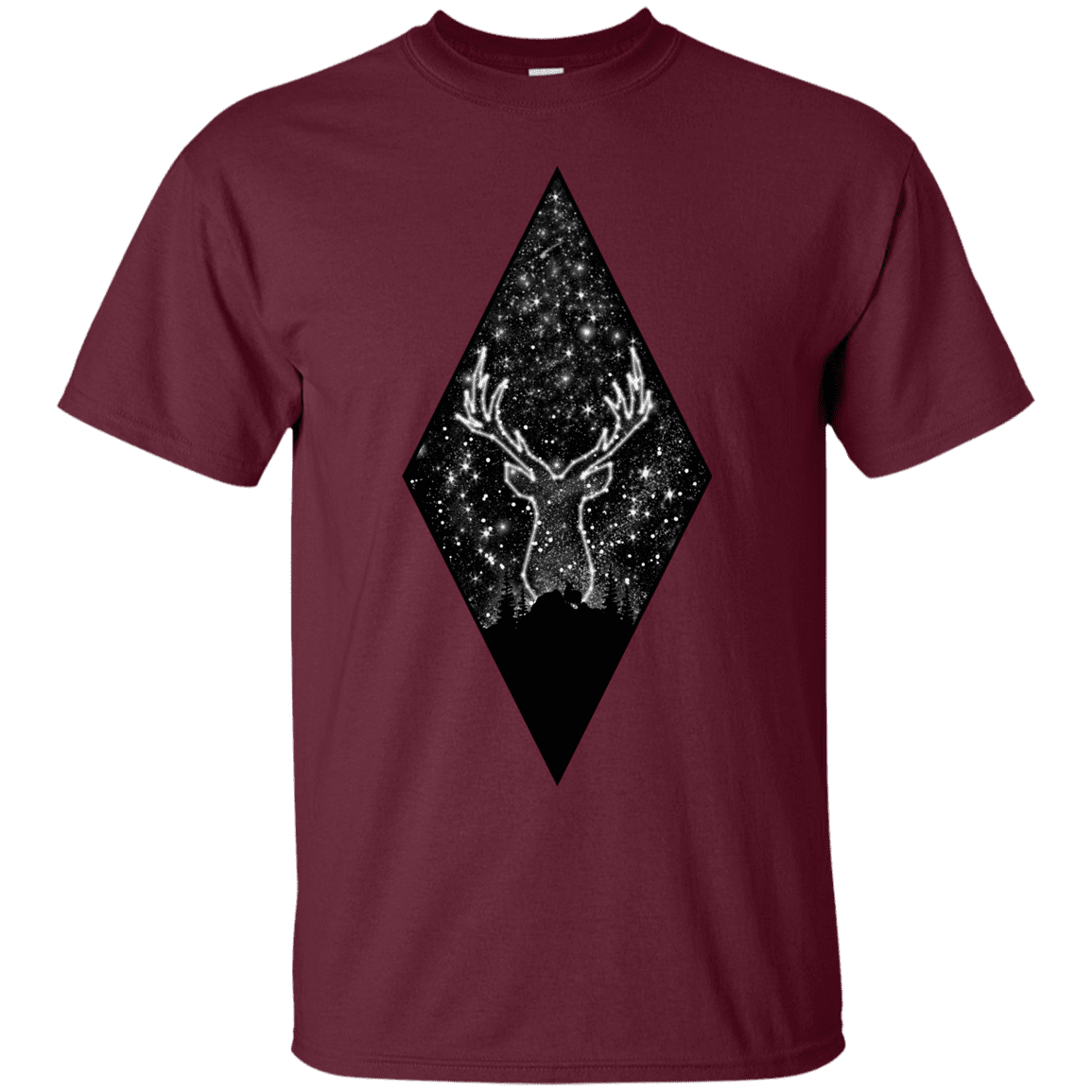 T-Shirts Maroon / S Antler Stars T-Shirt