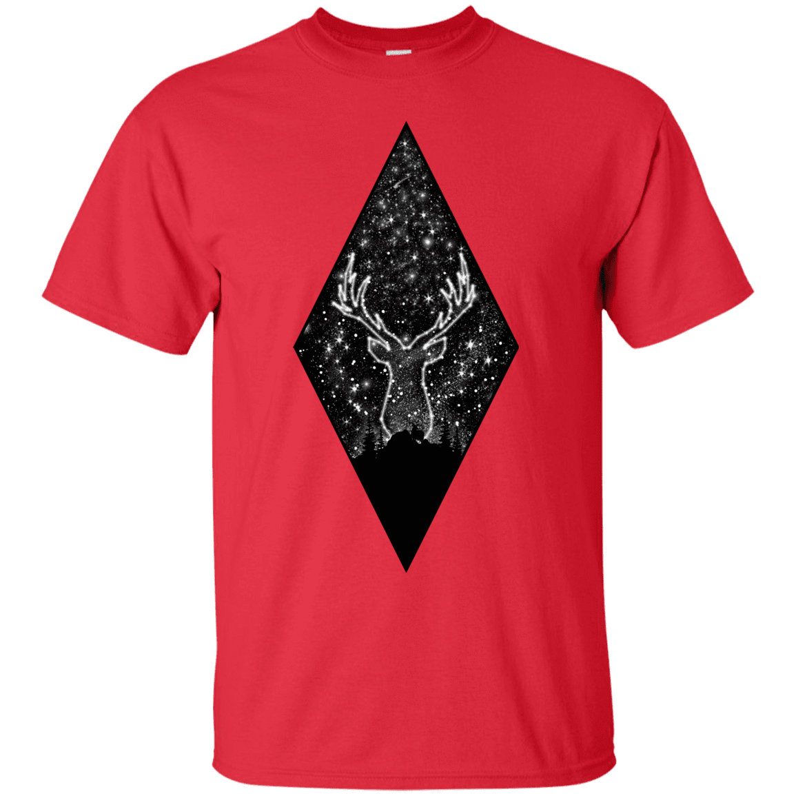 T-Shirts Red / S Antler Stars T-Shirt