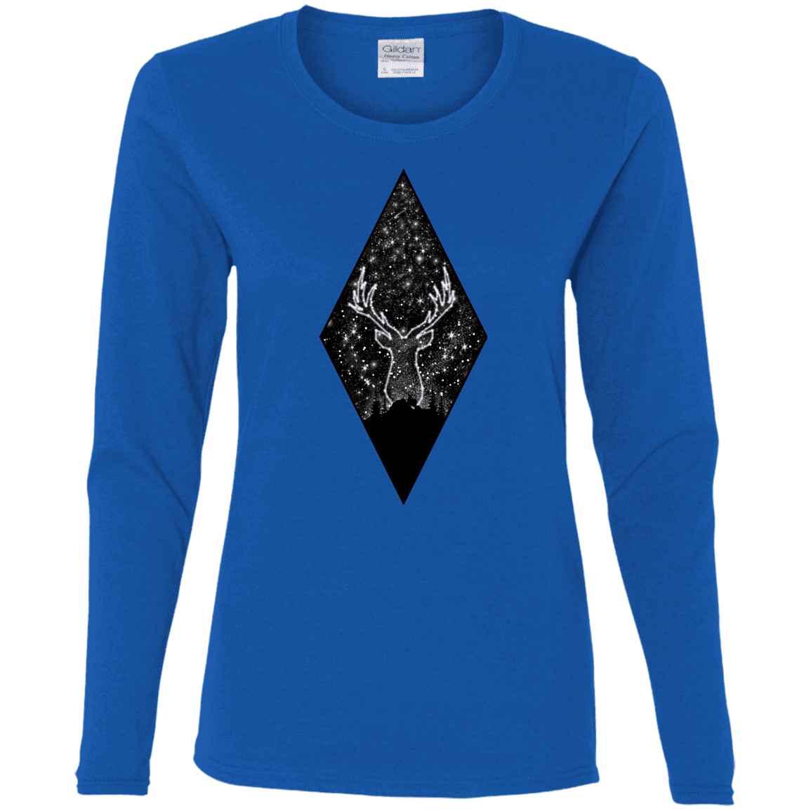 T-Shirts Royal / S Antler Stars Women's Long Sleeve T-Shirt