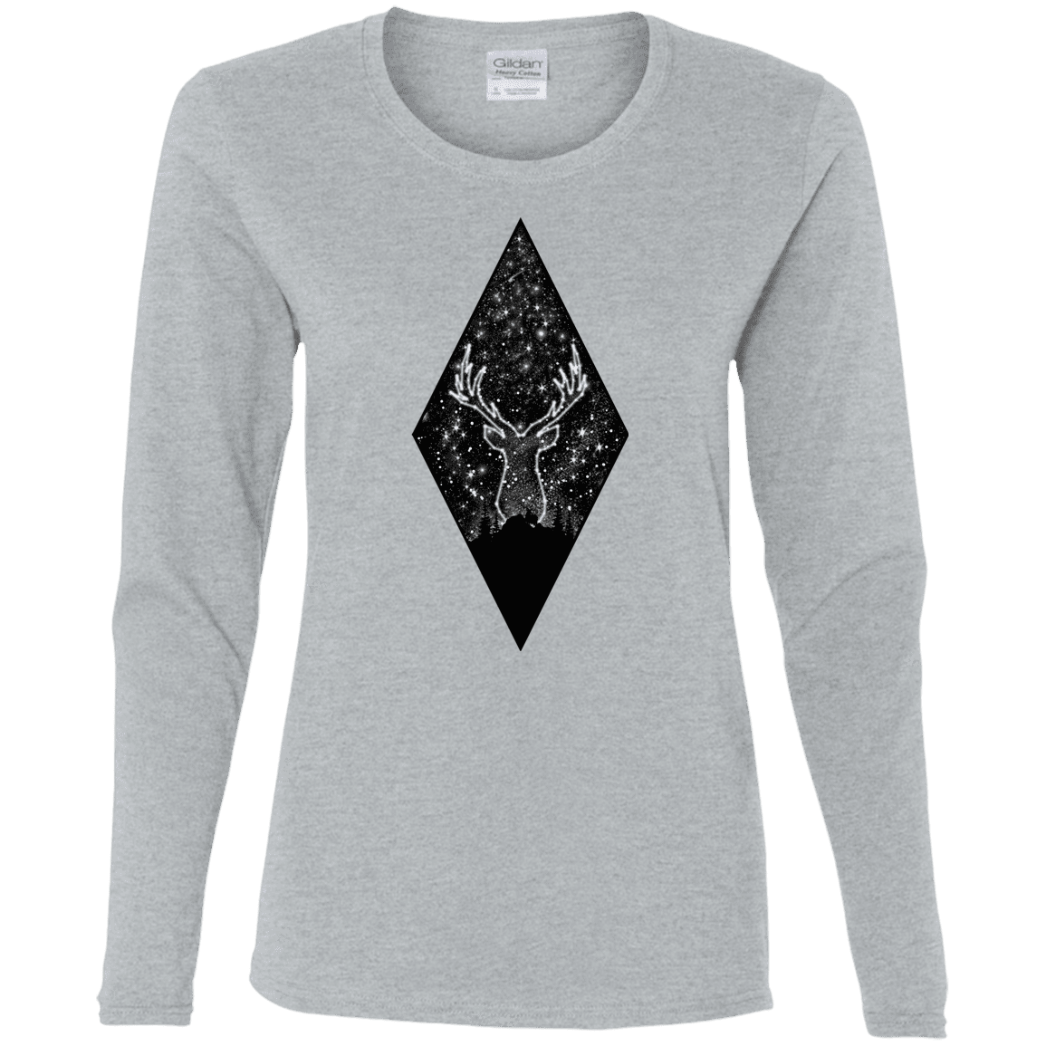 T-Shirts Sport Grey / S Antler Stars Women's Long Sleeve T-Shirt