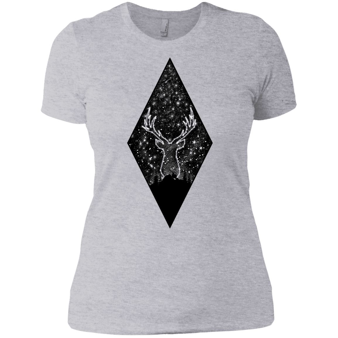 T-Shirts Heather Grey / X-Small Antler Stars Women's Premium T-Shirt