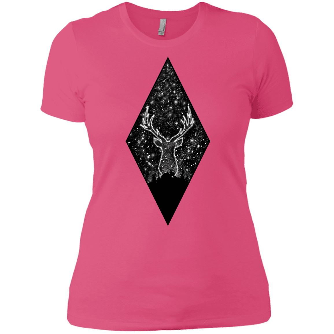 T-Shirts Hot Pink / X-Small Antler Stars Women's Premium T-Shirt