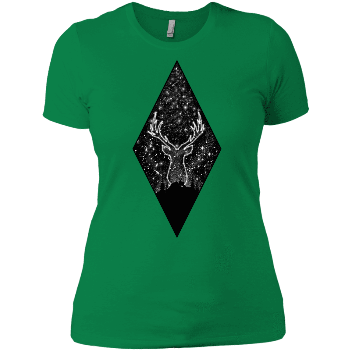 T-Shirts Kelly Green / X-Small Antler Stars Women's Premium T-Shirt