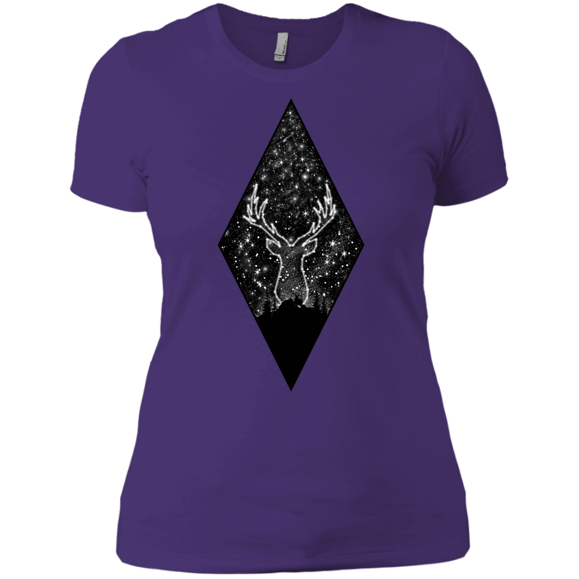 T-Shirts Purple Rush/ / X-Small Antler Stars Women's Premium T-Shirt