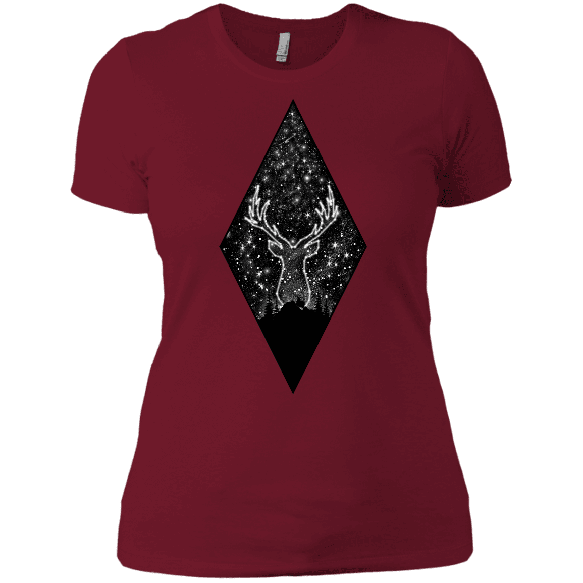T-Shirts Scarlet / X-Small Antler Stars Women's Premium T-Shirt
