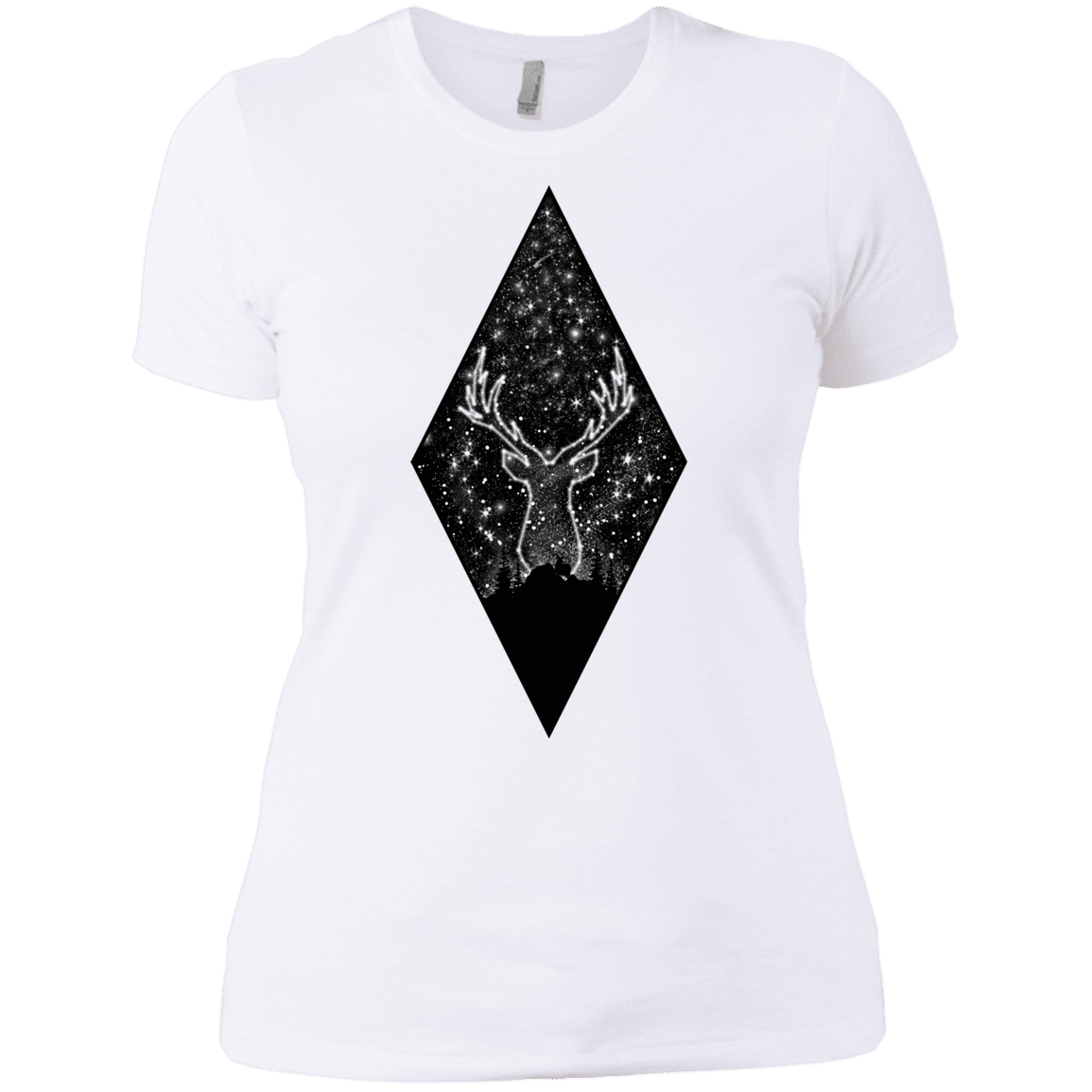 T-Shirts White / X-Small Antler Stars Women's Premium T-Shirt
