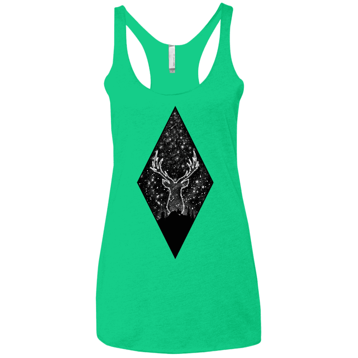 T-Shirts Envy / X-Small Antler Stars Women's Triblend Racerback Tank