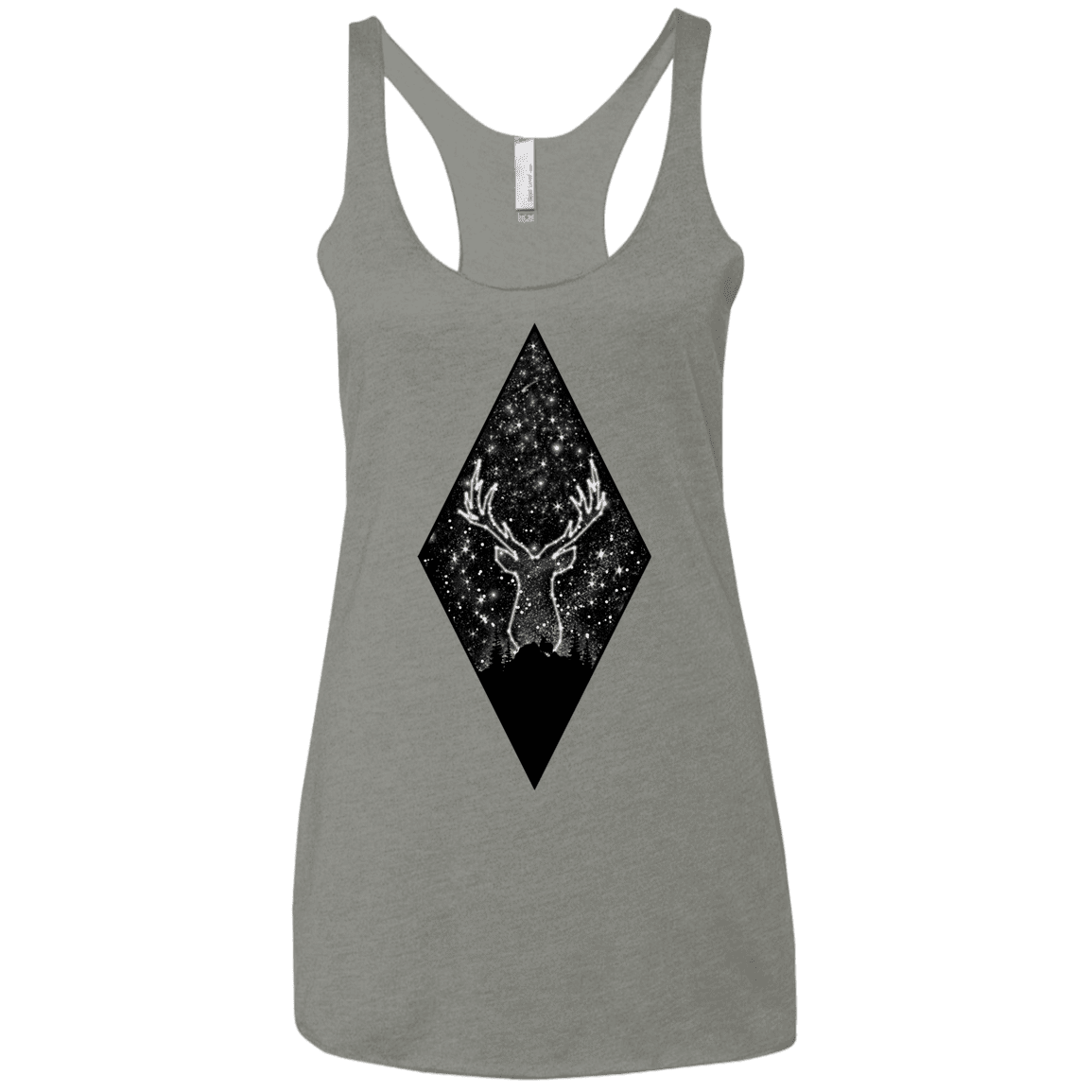T-Shirts Venetian Grey / X-Small Antler Stars Women's Triblend Racerback Tank