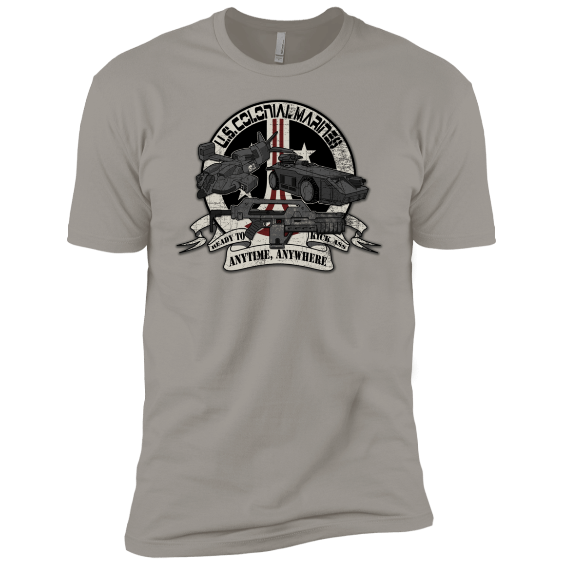 T-Shirts Light Grey / YXS Anytime Anywhere Boys Premium T-Shirt