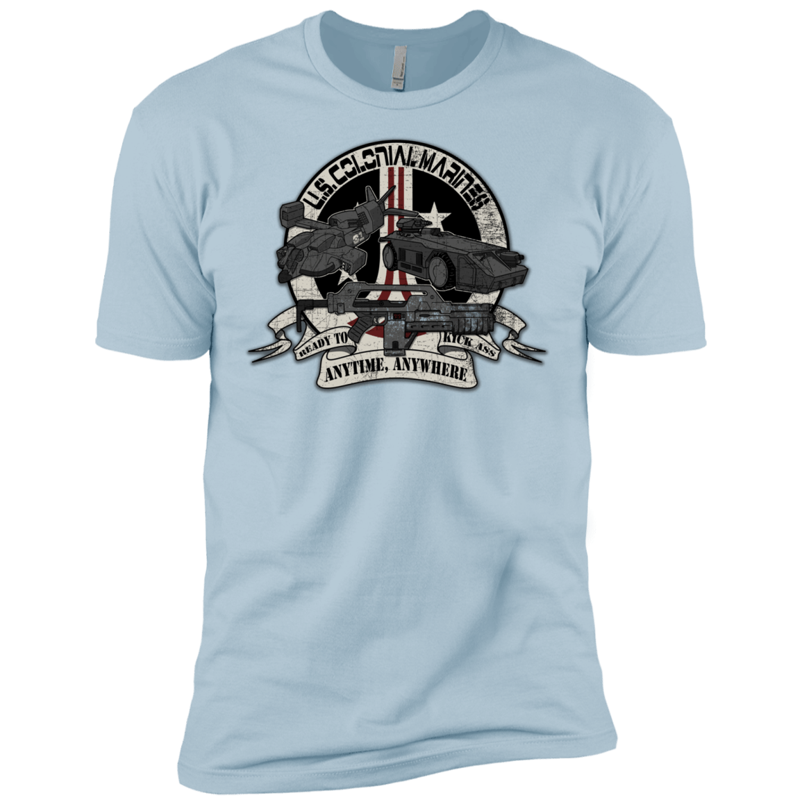 T-Shirts Light Blue / X-Small Anytime Anywhere Men's Premium T-Shirt