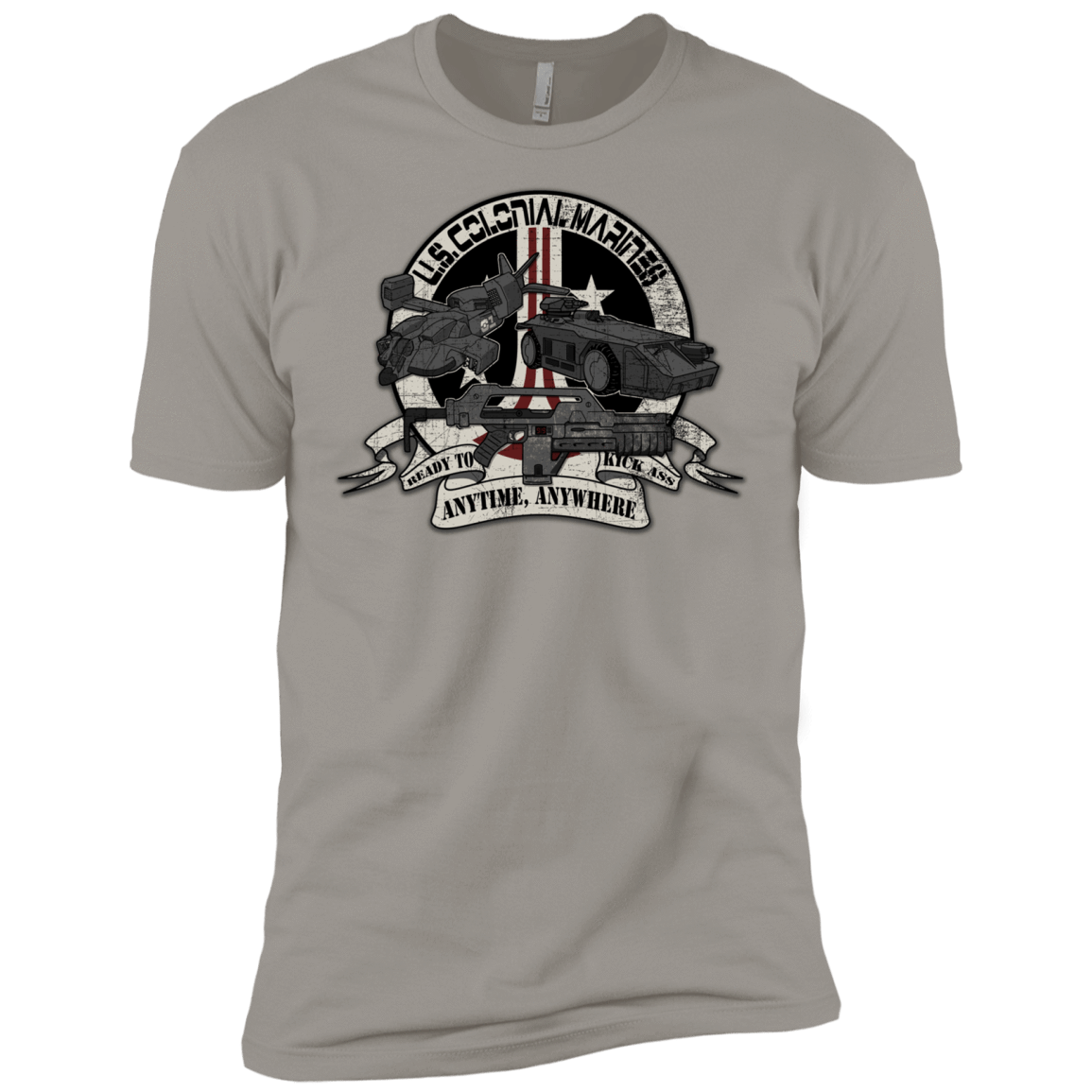 T-Shirts Light Grey / X-Small Anytime Anywhere Men's Premium T-Shirt