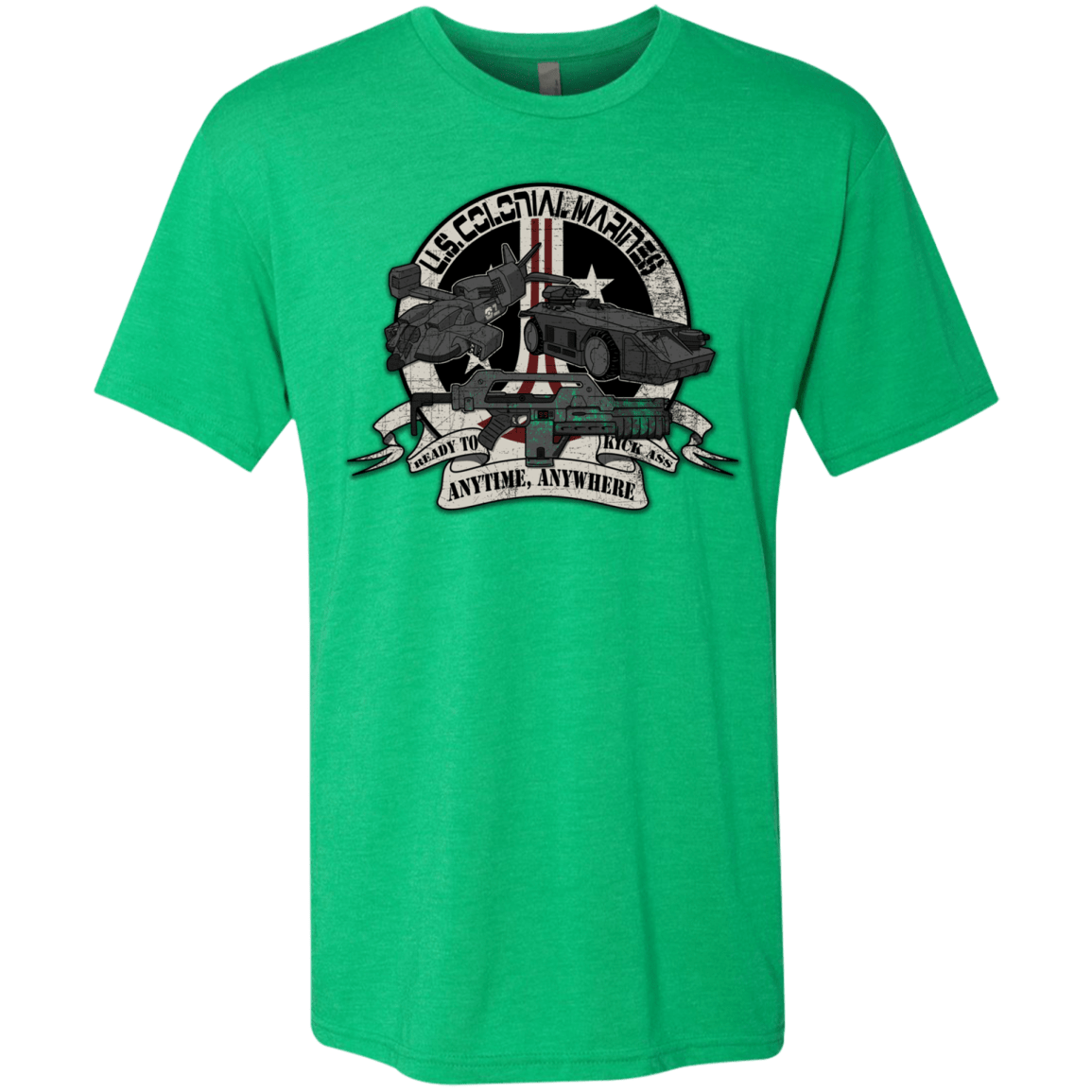 T-Shirts Envy / Small Anytime Anywhere Men's Triblend T-Shirt