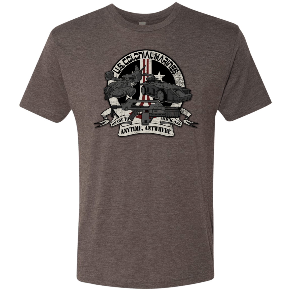 T-Shirts Macchiato / Small Anytime Anywhere Men's Triblend T-Shirt