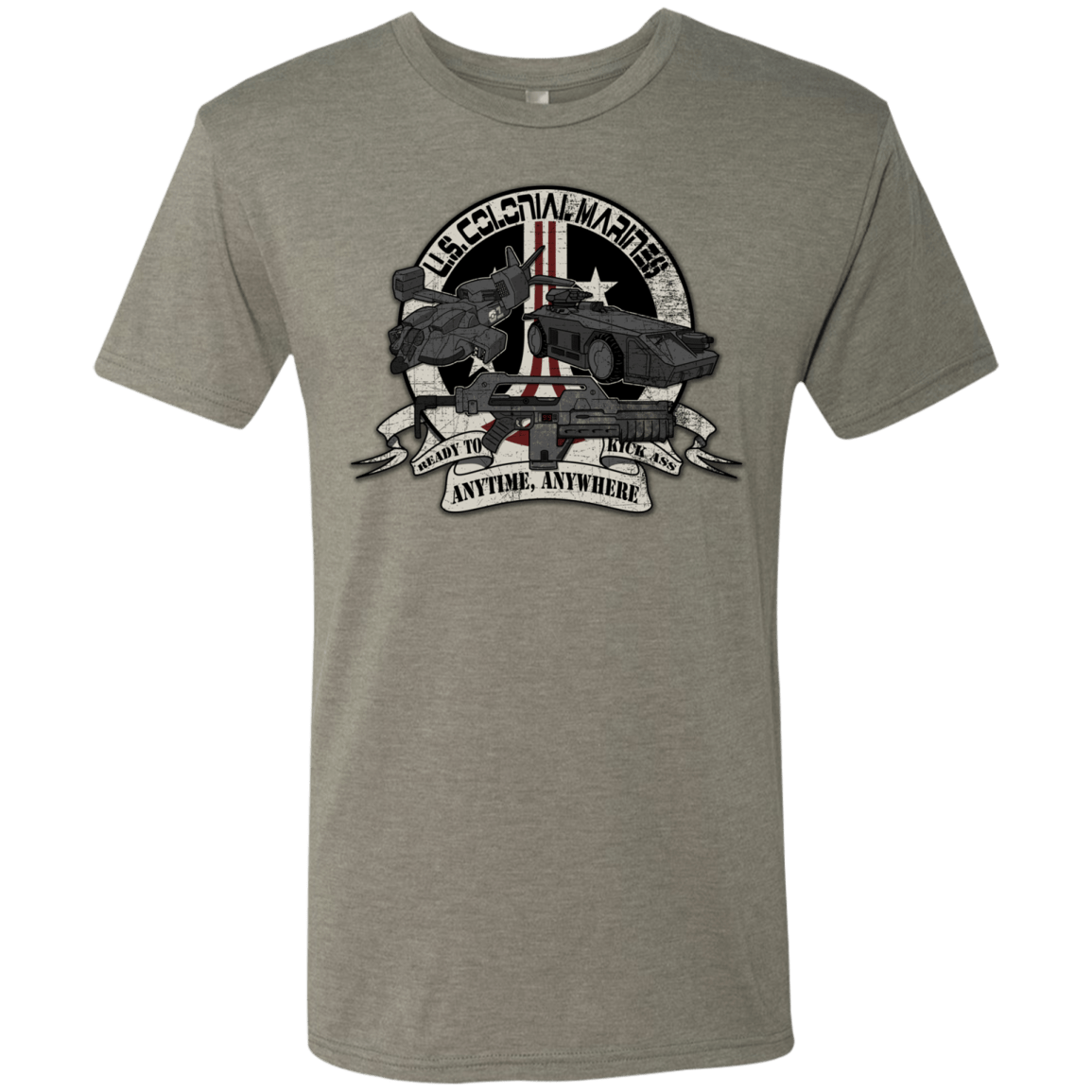 T-Shirts Venetian Grey / Small Anytime Anywhere Men's Triblend T-Shirt