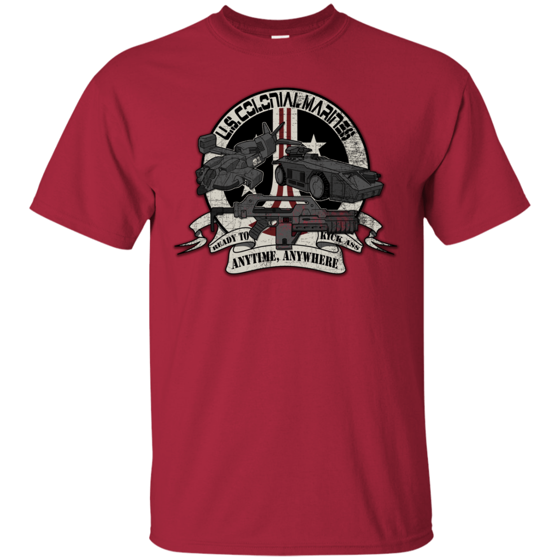 T-Shirts Cardinal / Small Anytime Anywhere T-Shirt