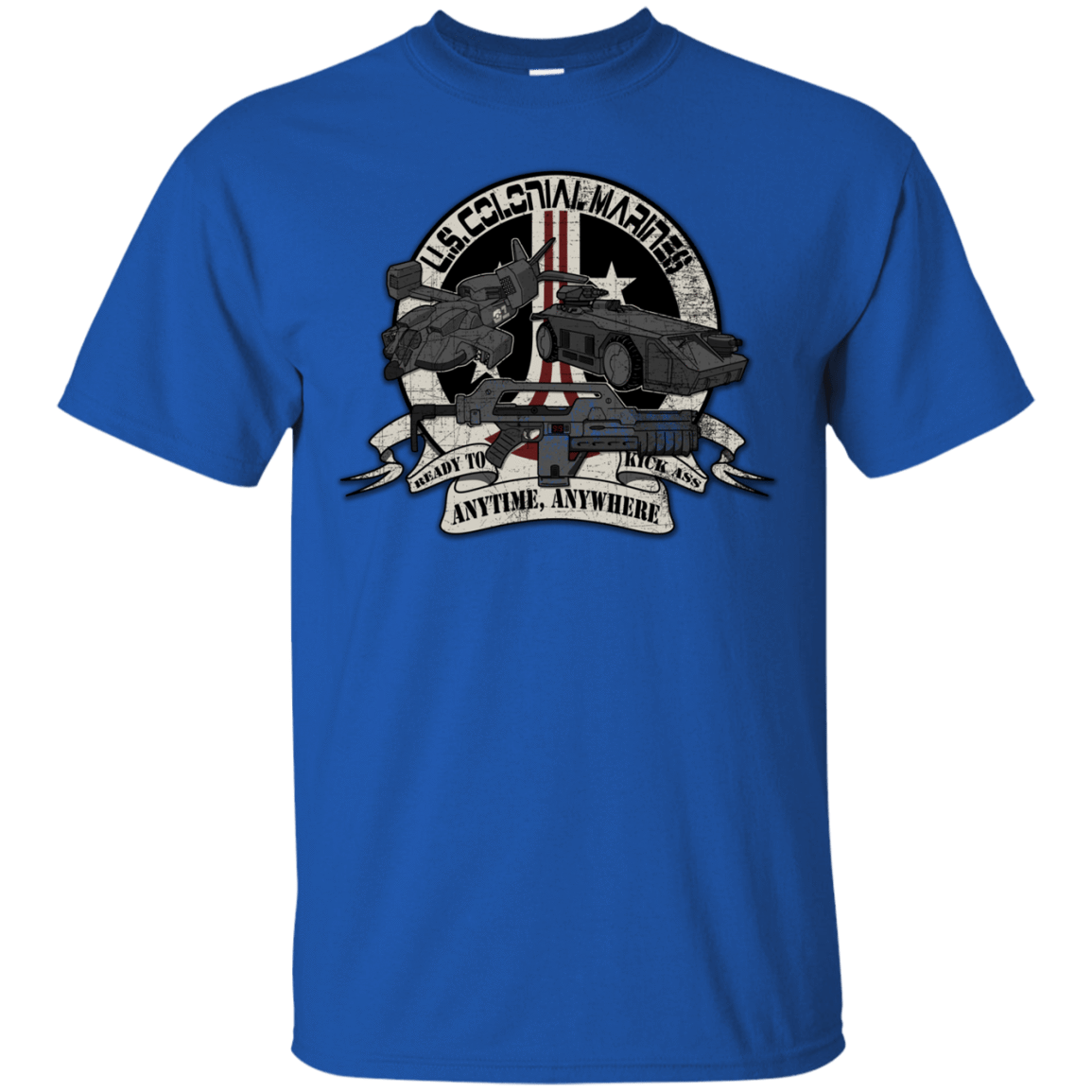 T-Shirts Royal / Small Anytime Anywhere T-Shirt