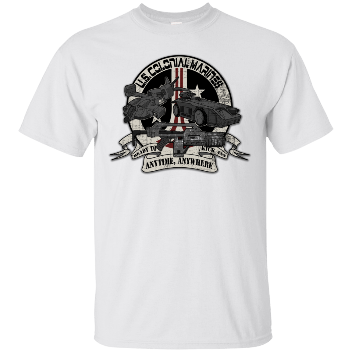 T-Shirts White / Small Anytime Anywhere T-Shirt