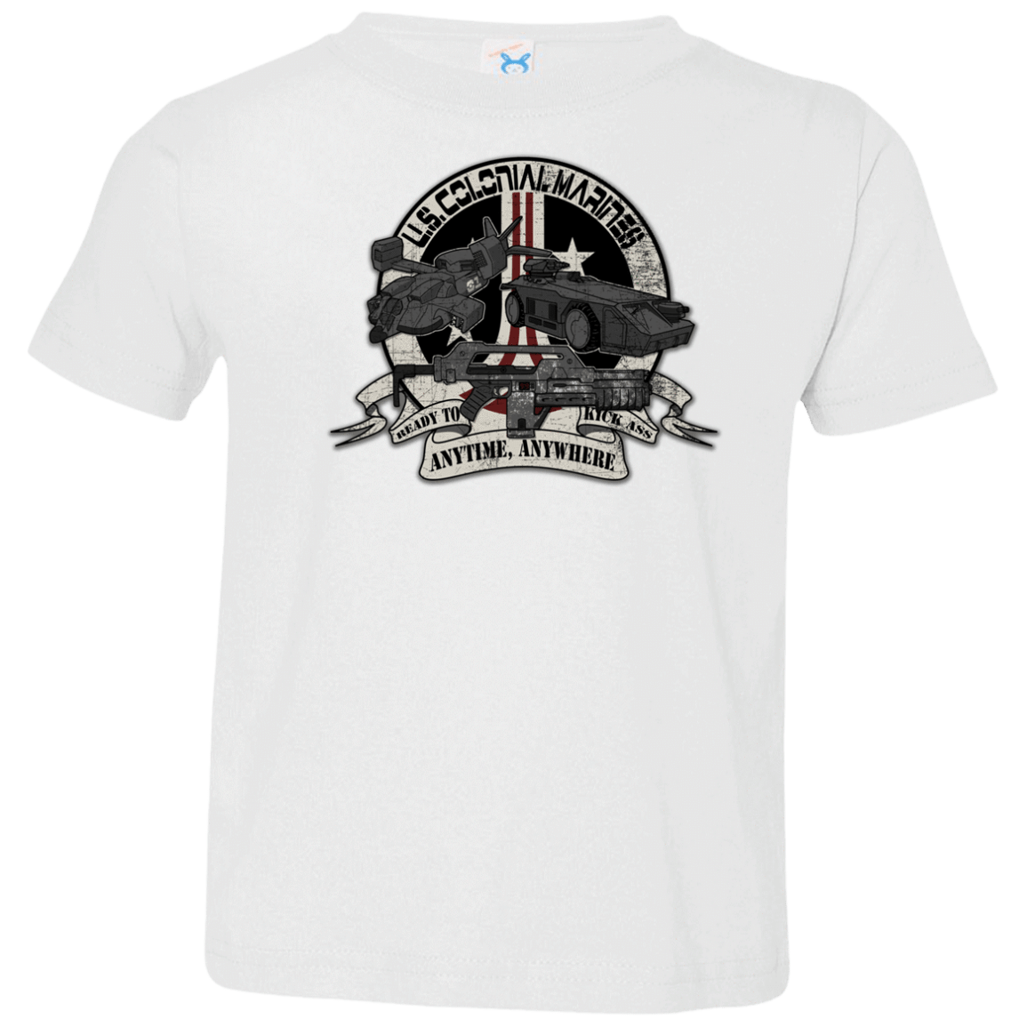 T-Shirts White / 2T Anytime Anywhere Toddler Premium T-Shirt