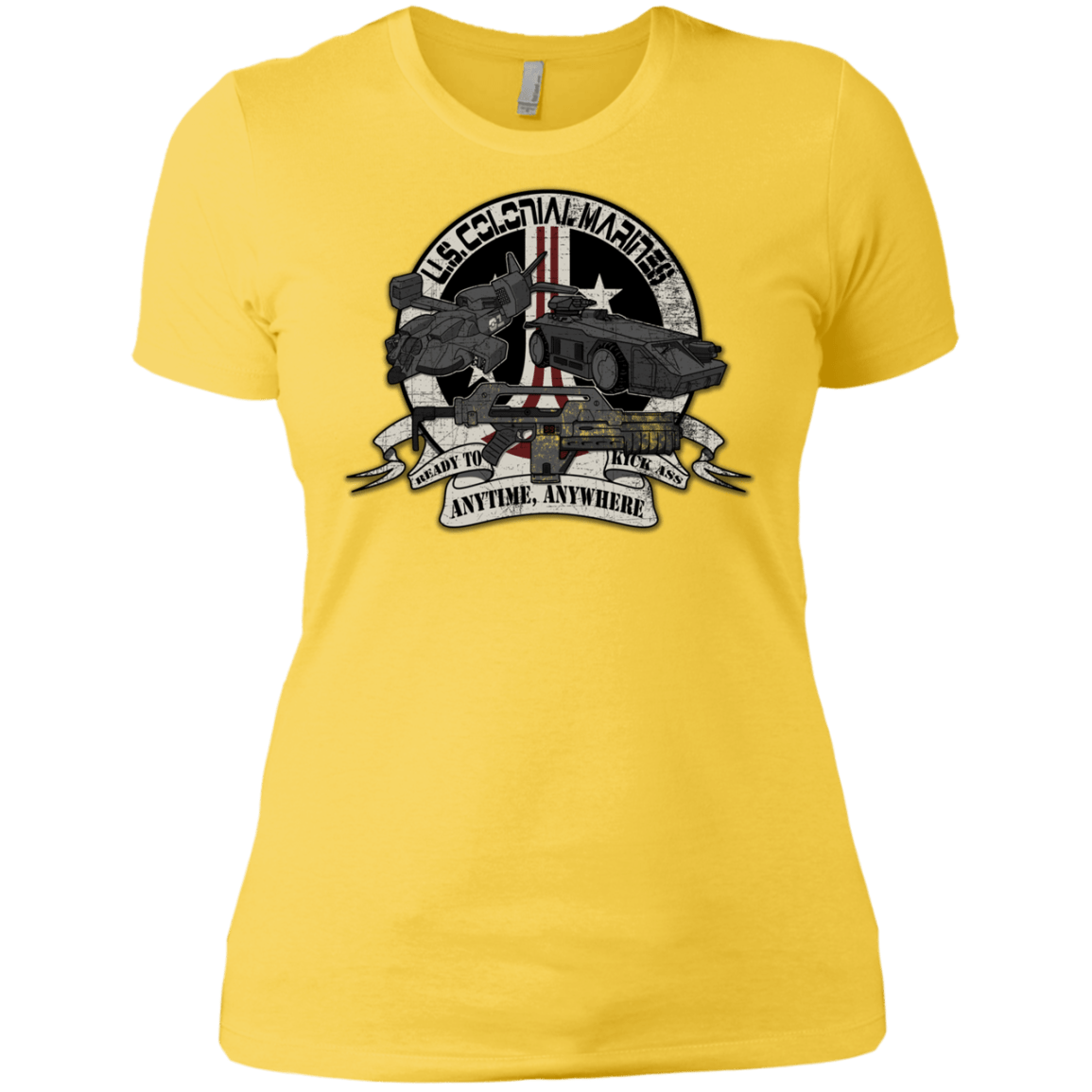 T-Shirts Vibrant Yellow / X-Small Anytime Anywhere Women's Premium T-Shirt