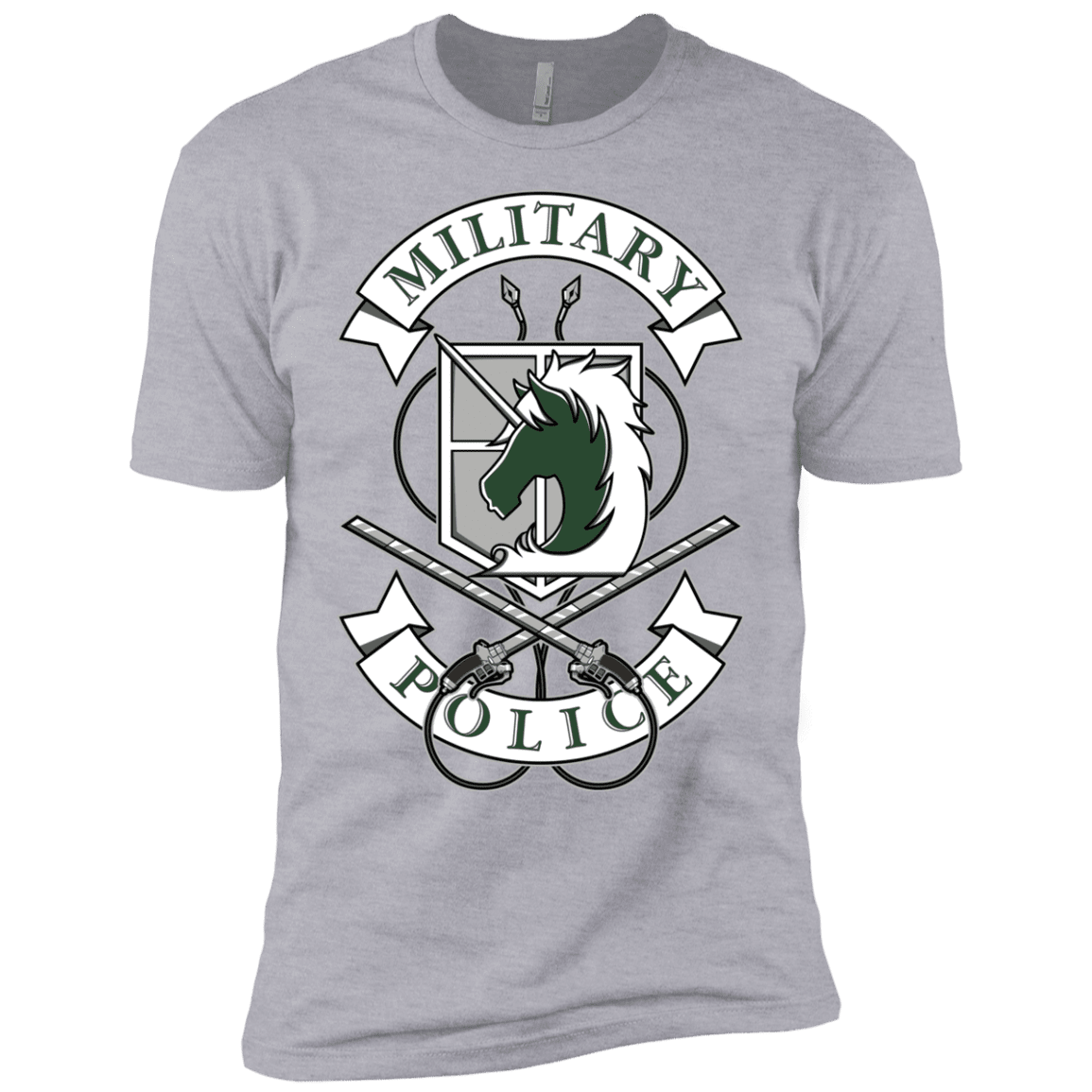 T-Shirts Heather Grey / YXS AoT Military Police Boys Premium T-Shirt