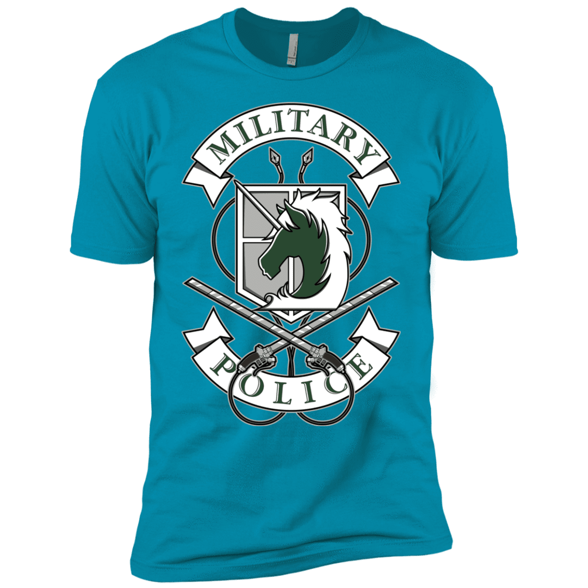 T-Shirts Turquoise / YXS AoT Military Police Boys Premium T-Shirt