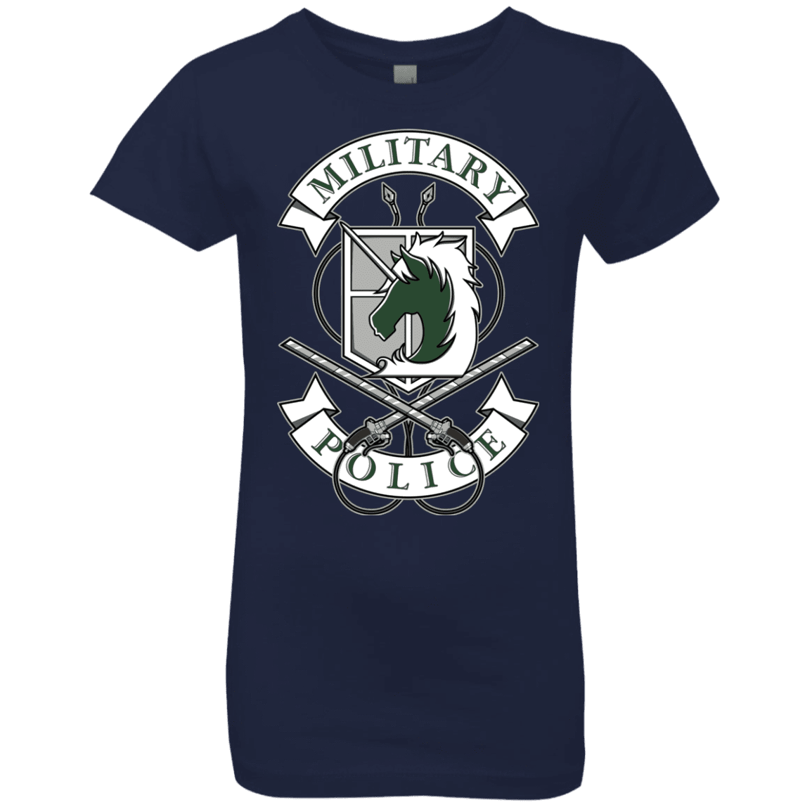 T-Shirts Midnight Navy / YXS AoT Military Police Girls Premium T-Shirt