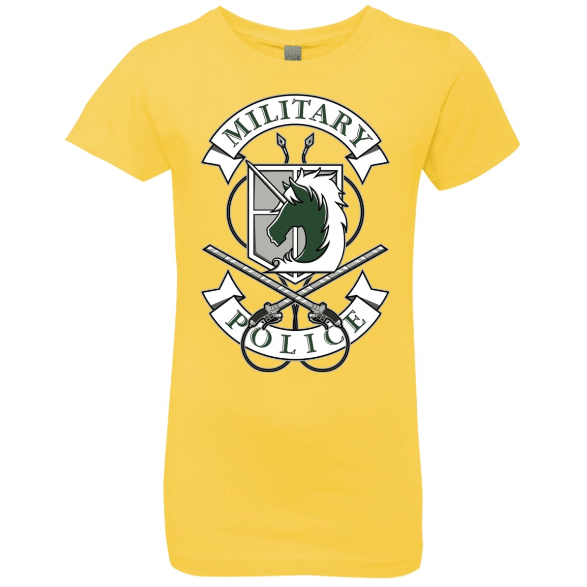 T-Shirts Vibrant Yellow / YXS AoT Military Police Girls Premium T-Shirt
