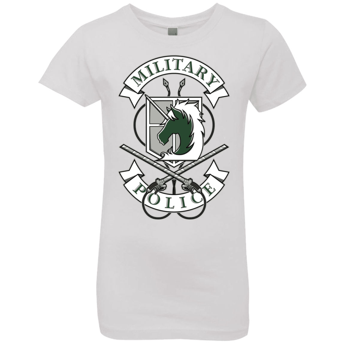 T-Shirts White / YXS AoT Military Police Girls Premium T-Shirt