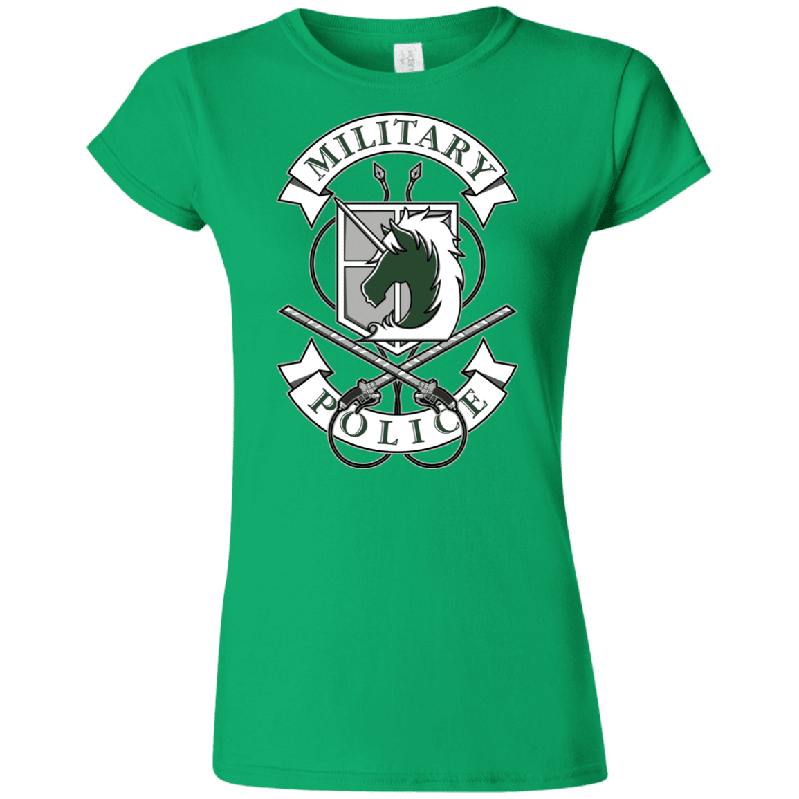 T-Shirts Irish Green / S AoT Military Police Junior Slimmer-Fit T-Shirt