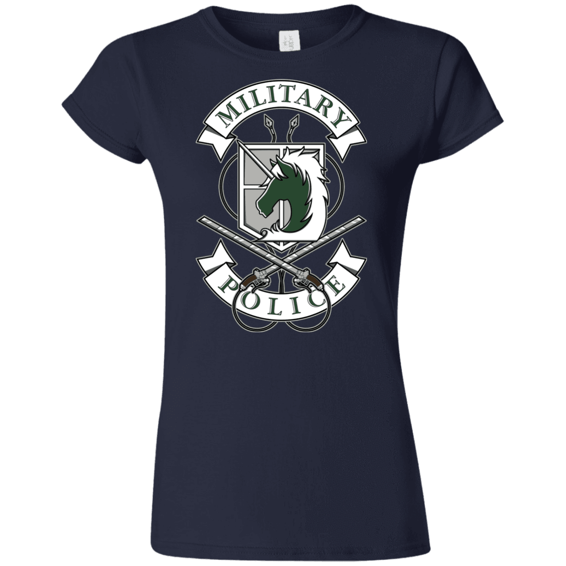 T-Shirts Navy / S AoT Military Police Junior Slimmer-Fit T-Shirt