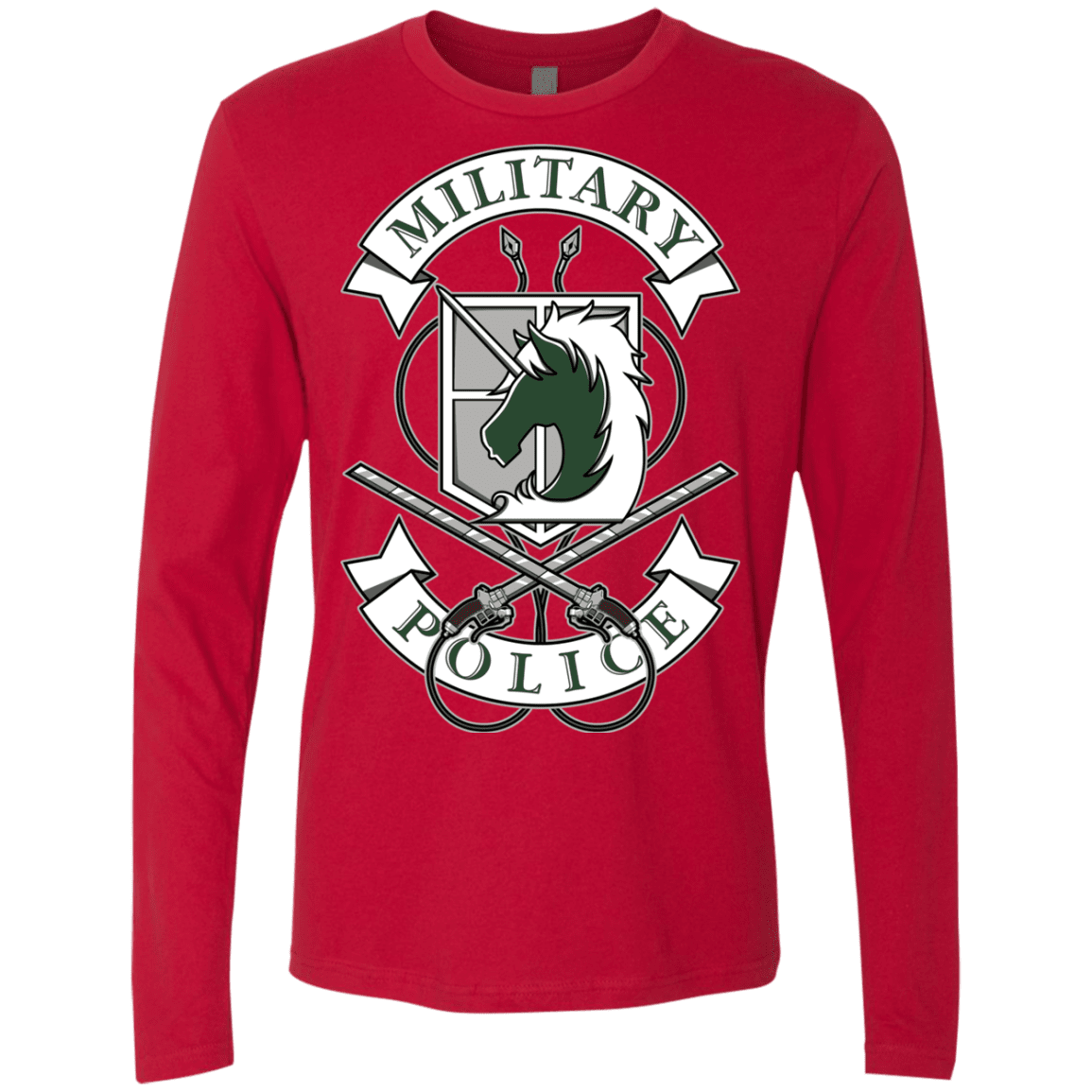 T-Shirts Red / S AoT Military Police Men's Premium Long Sleeve