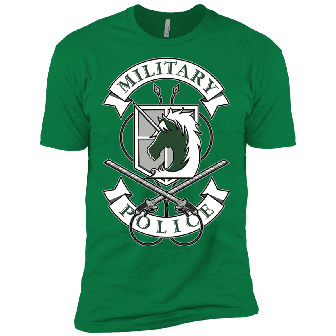T-Shirts Kelly Green / X-Small AoT Military Police Men's Premium T-Shirt