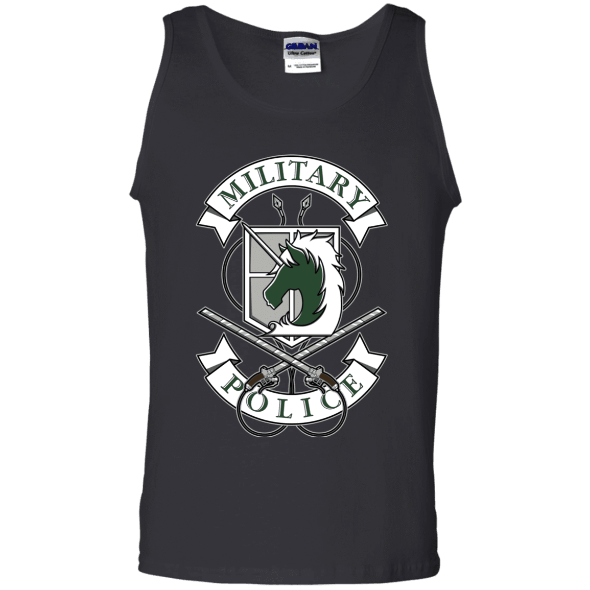 T-Shirts Black / S AoT Military Police Men's Tank Top