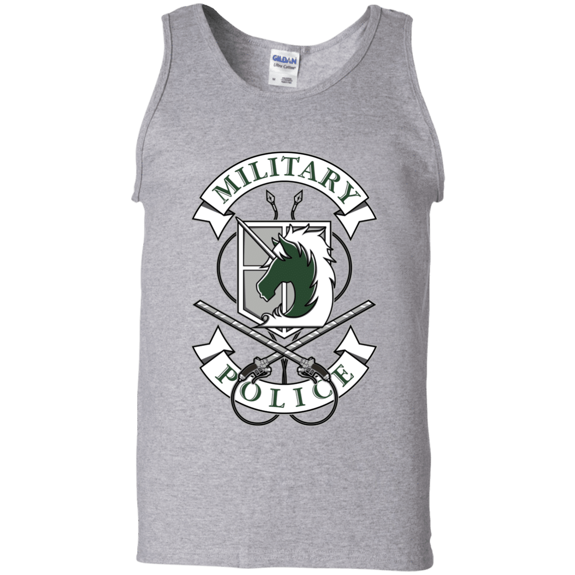 T-Shirts Sport Grey / S AoT Military Police Men's Tank Top